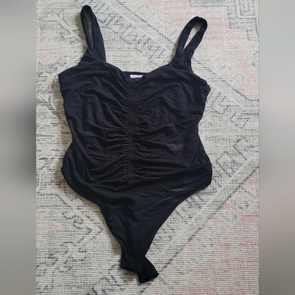 Good American Black Bodysuit